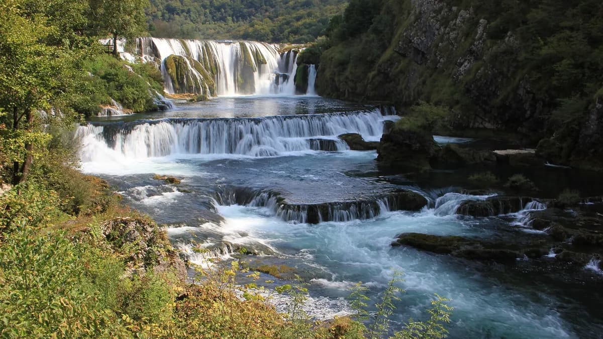 Vodopad Štrbački buk na rijeci Uni