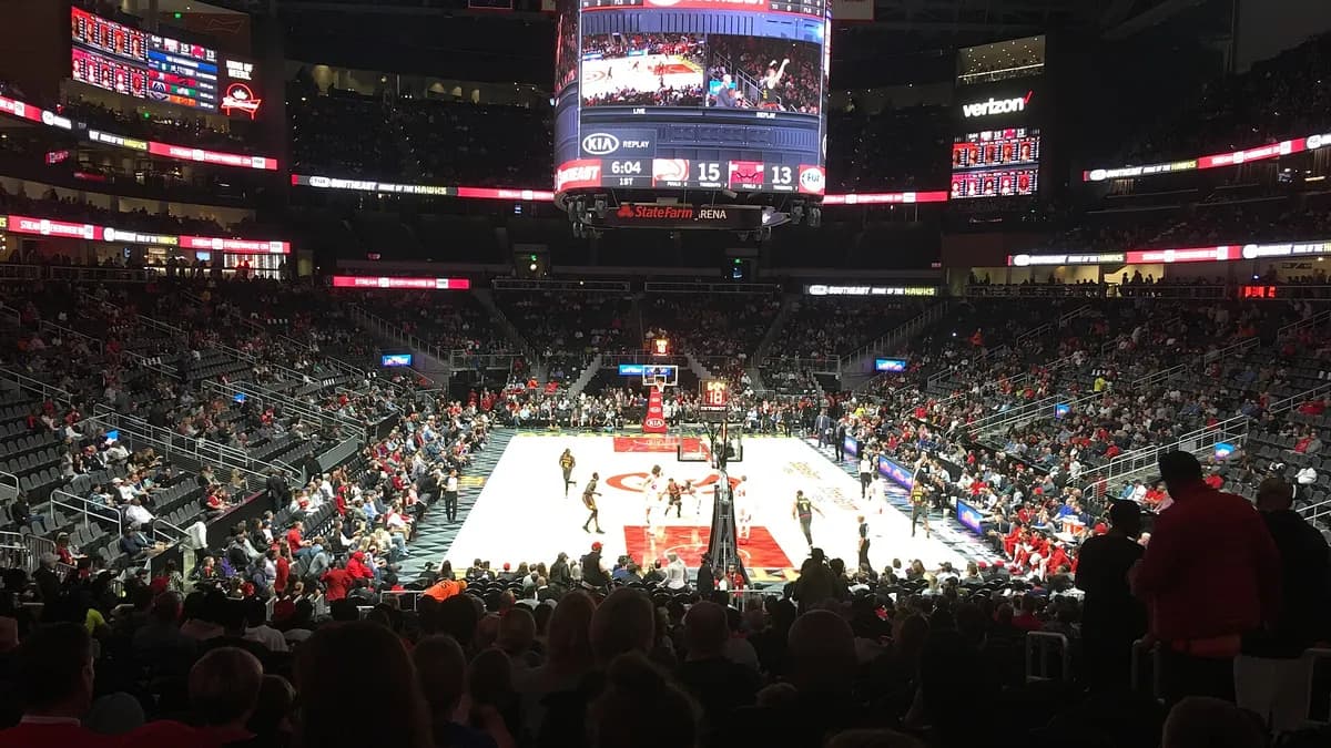 NBA utakmica Atlanta Hawks – Chicago Bulls u dvorani State Farm Arena