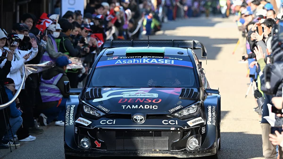 Toyota GR Yaris Rally1 s brojem 33 posade Elfyn Evans / Scott Martin na Reliju Japana 2025. godine.