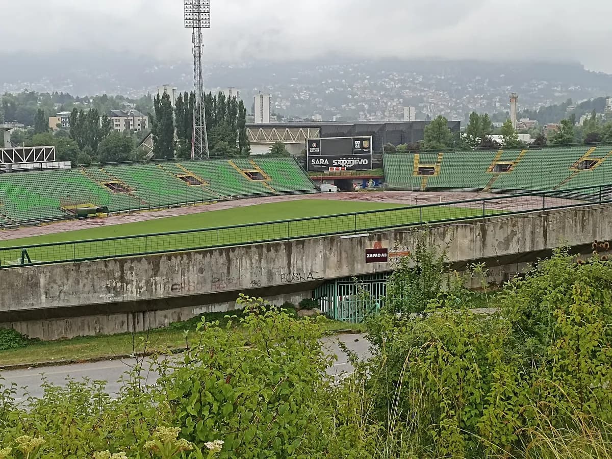 Stadion Asim Ferhatović Hase na Koševu u Sarajevu