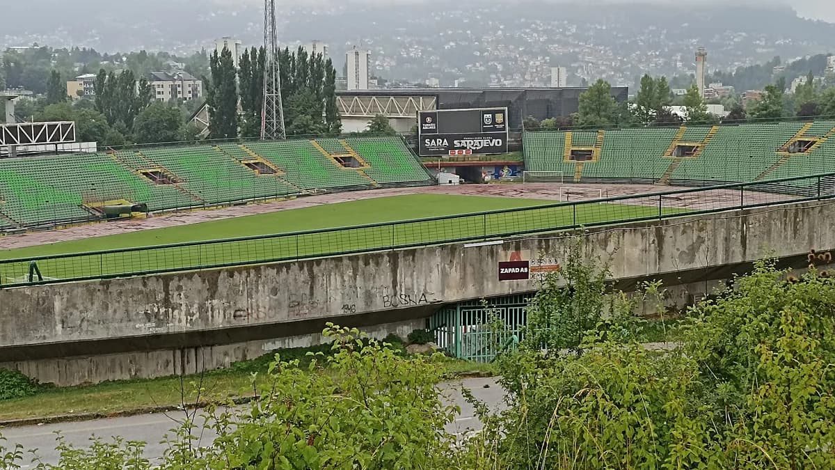 Stadion Asim Ferhatović Hase na Koševu u Sarajevu
