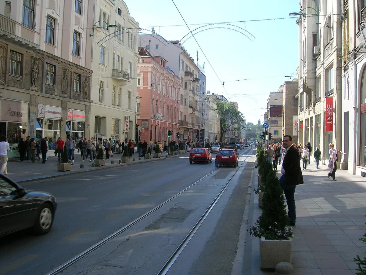 Ilustracija: Titova ulica u Sarajevu.