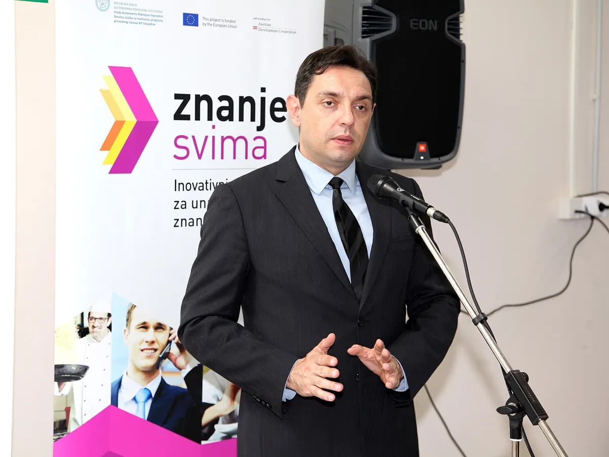 Aleksandar Vulin na arhivskoj fotografiji iz septembra 2014. godine.