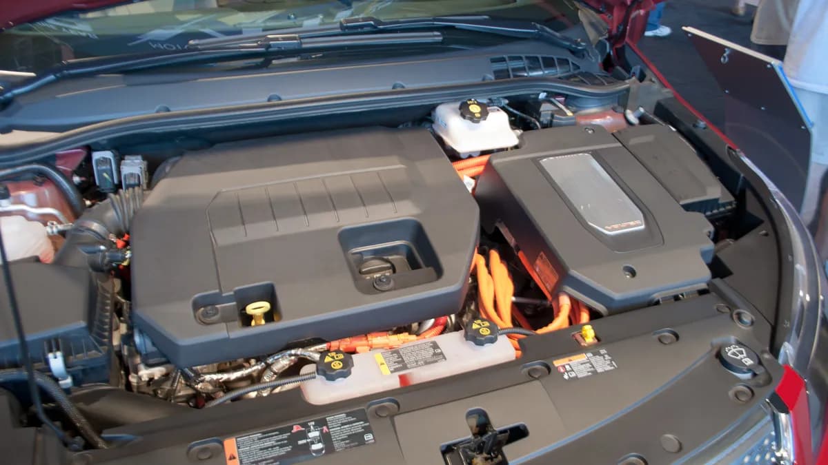 Motorni prostor plug-in hibrida Chevrolet Volt