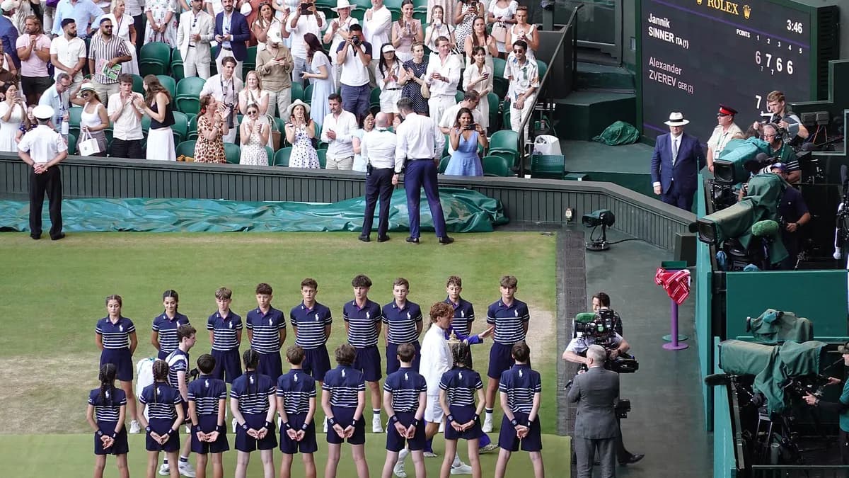 Jannik Sinner na Wimbledonu 2026. godine.
