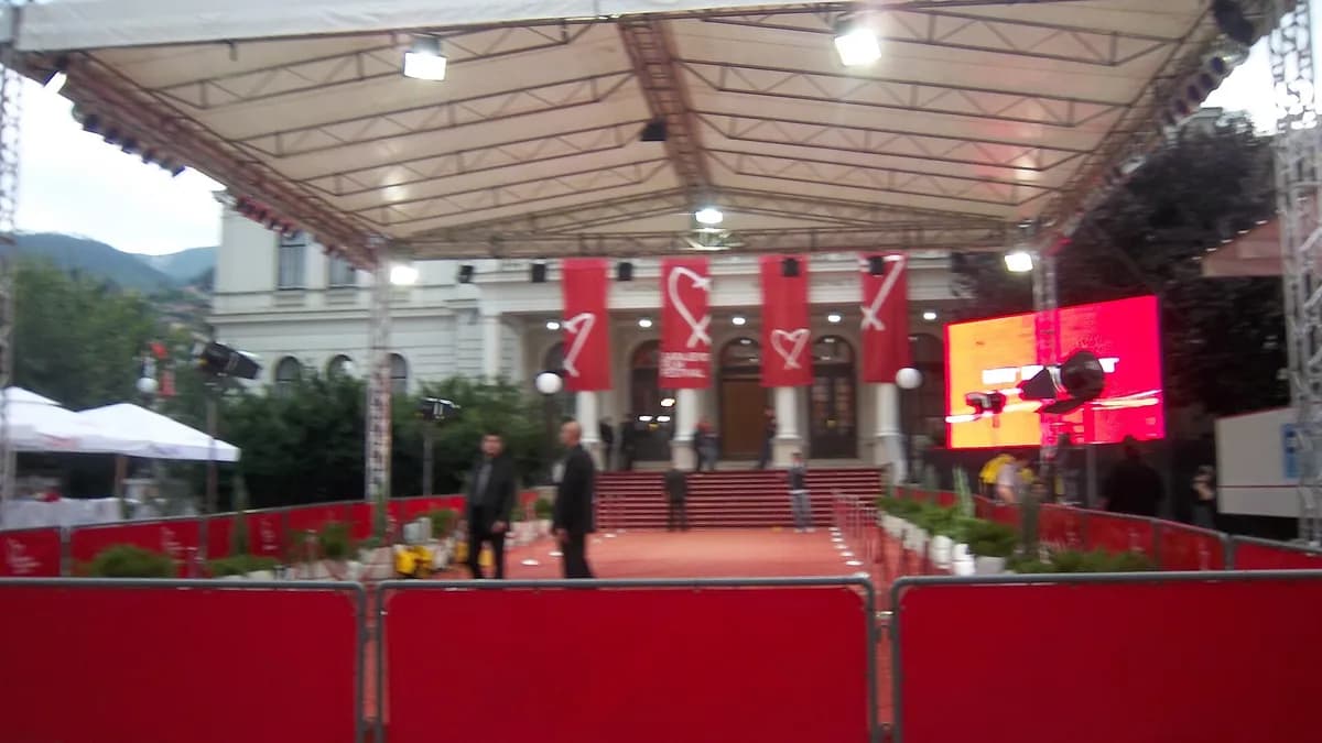 Crveni tepih Sarajevo Film Festivala 2011. ispred Narodnog pozorišta
