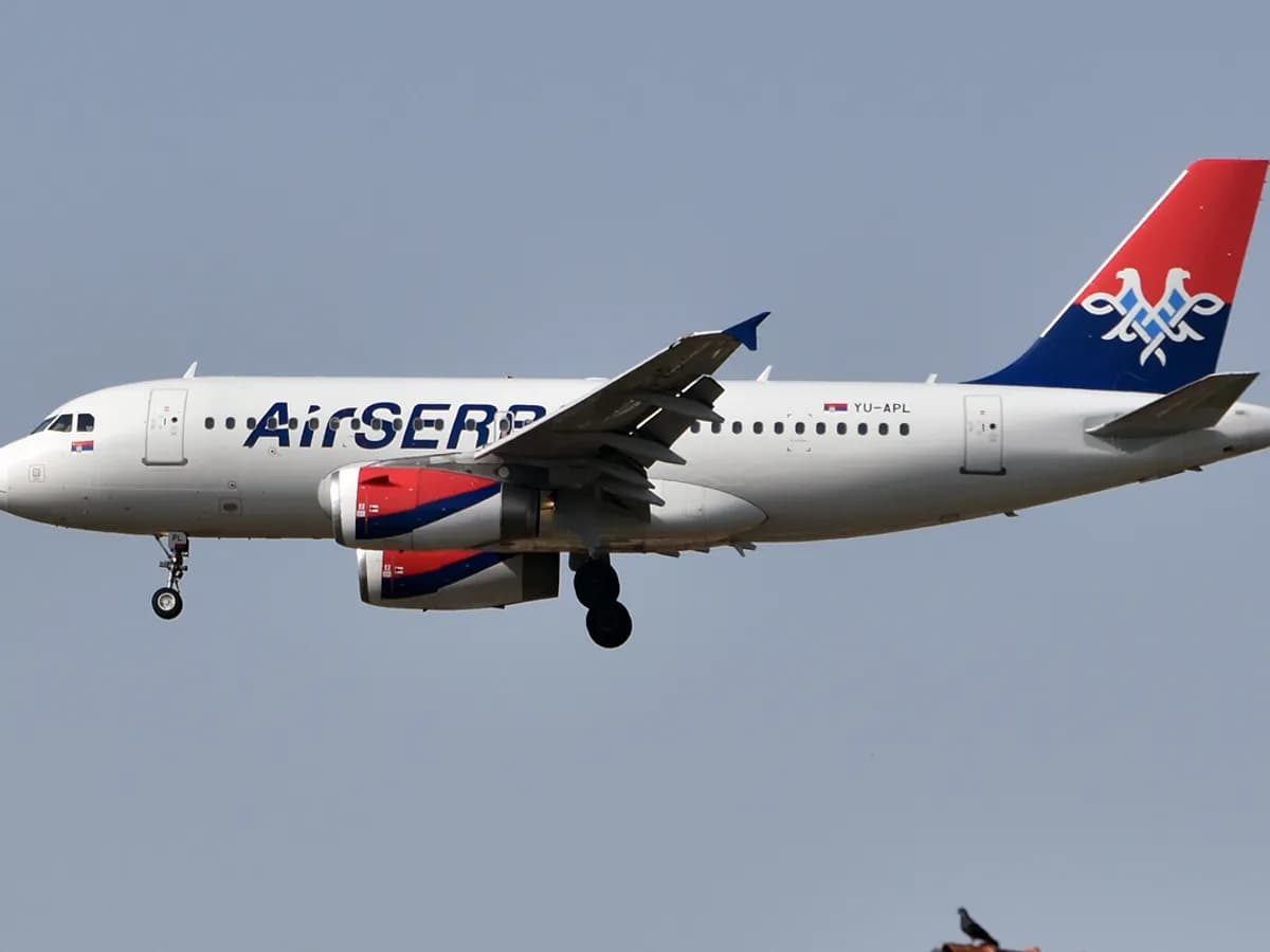 Ilustracija: avion Airbus A319 kompanije Air Serbia (arhivska fotografija).
