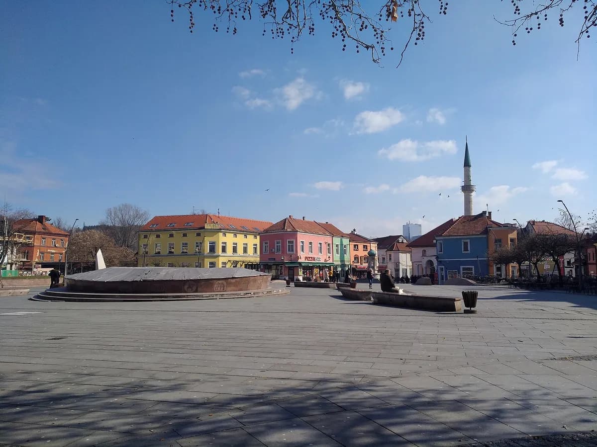 Trg slobode u Tuzli.