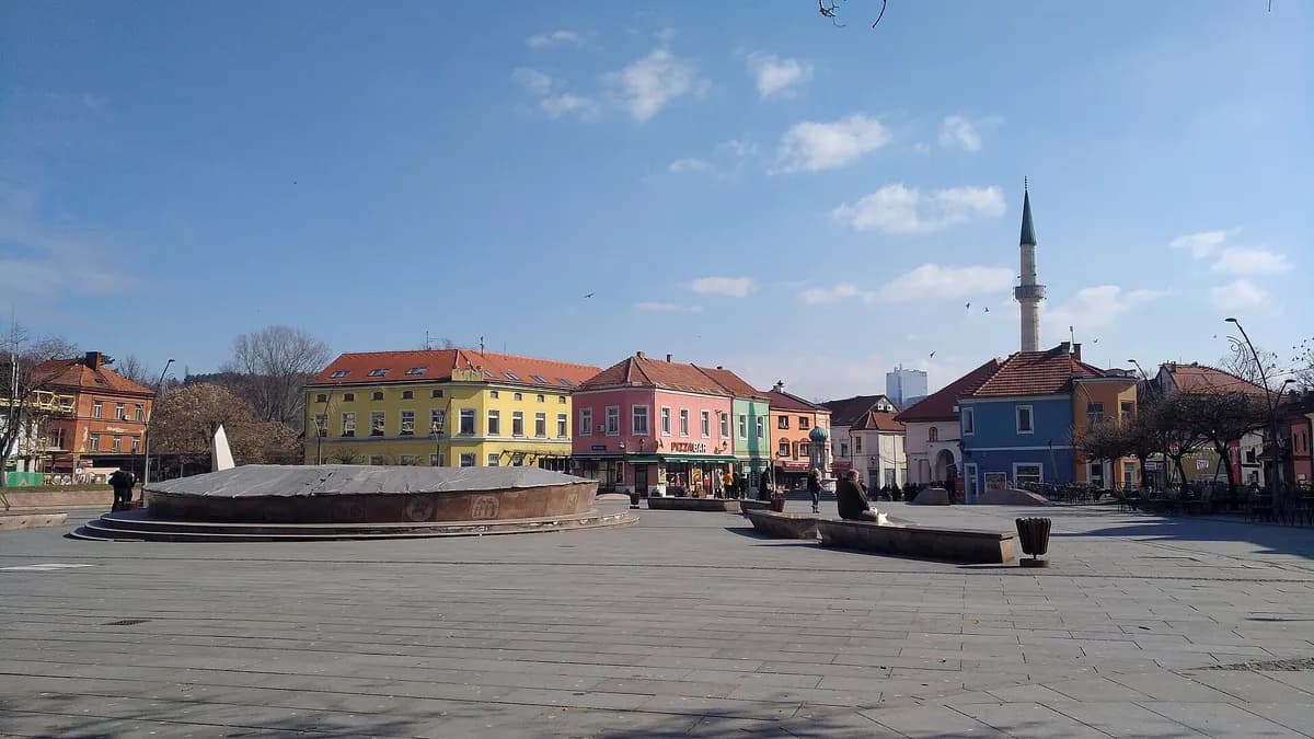 Trg slobode u Tuzli.