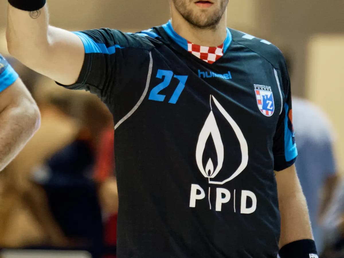 Stipe Mandalinić u dresu RK Zagreba na turniru Challenge Marrane u Dunkerqueu, septembar 2016. godine (arhivska fotografija).