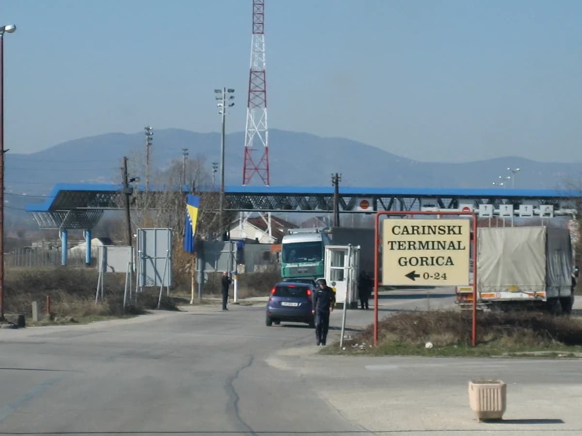 Granični prelaz između Bosne i Hercegovine i Hrvatske kod Gruda