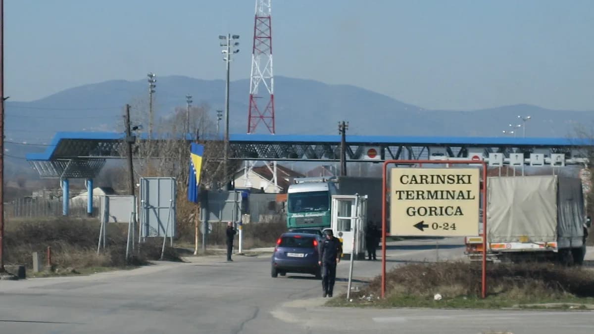 Granični prelaz između Bosne i Hercegovine i Hrvatske kod Gruda