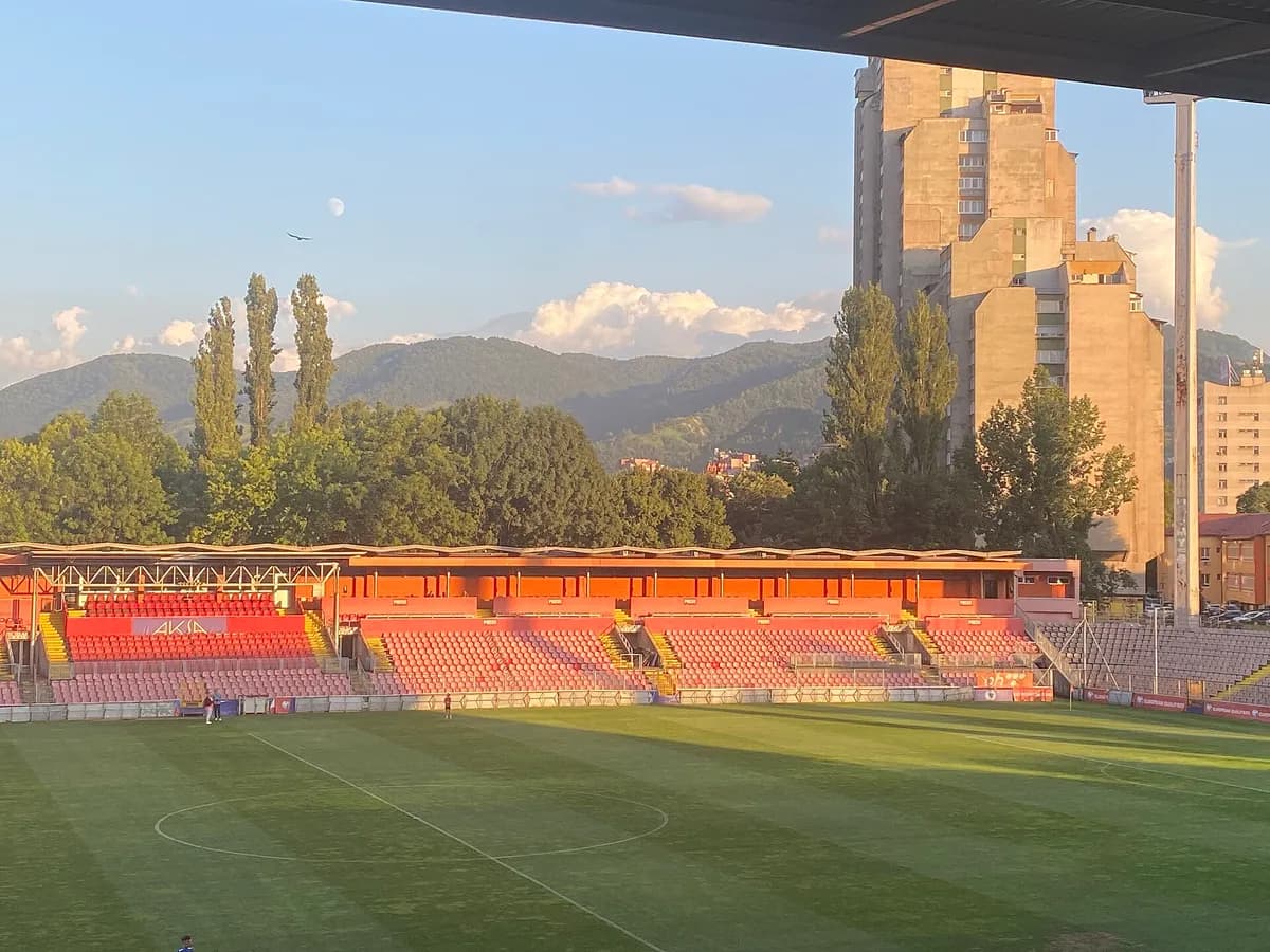 Stadion Bilino polje u Zenici.