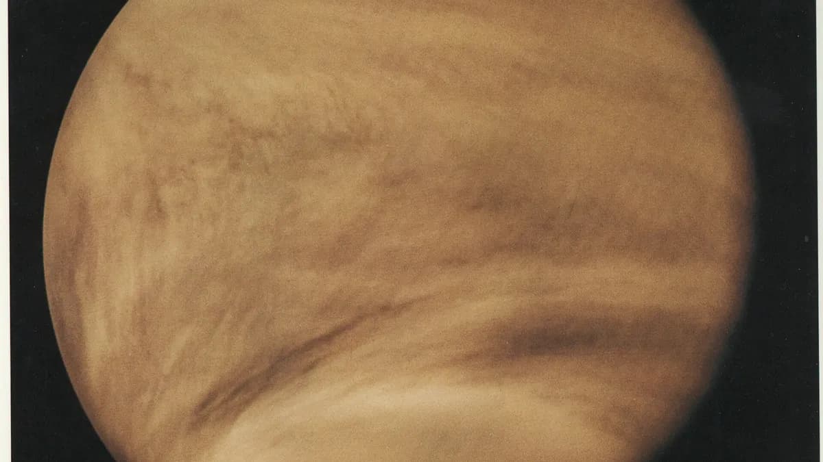 Oblaci Venere na ultraljubičastom snimku NASA-ine sonde Pioneer Venus Orbiter.