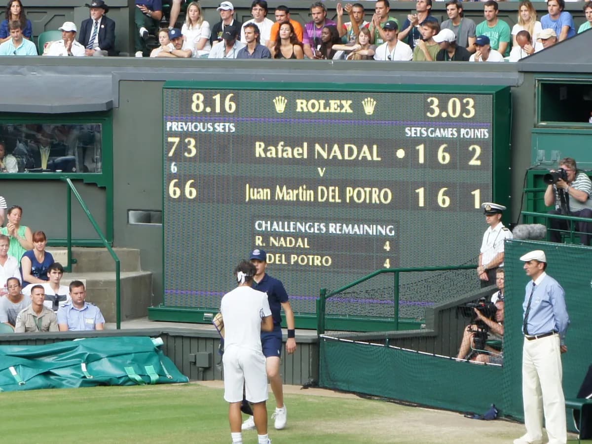 Semafor na centralnom terenu Wimbledona