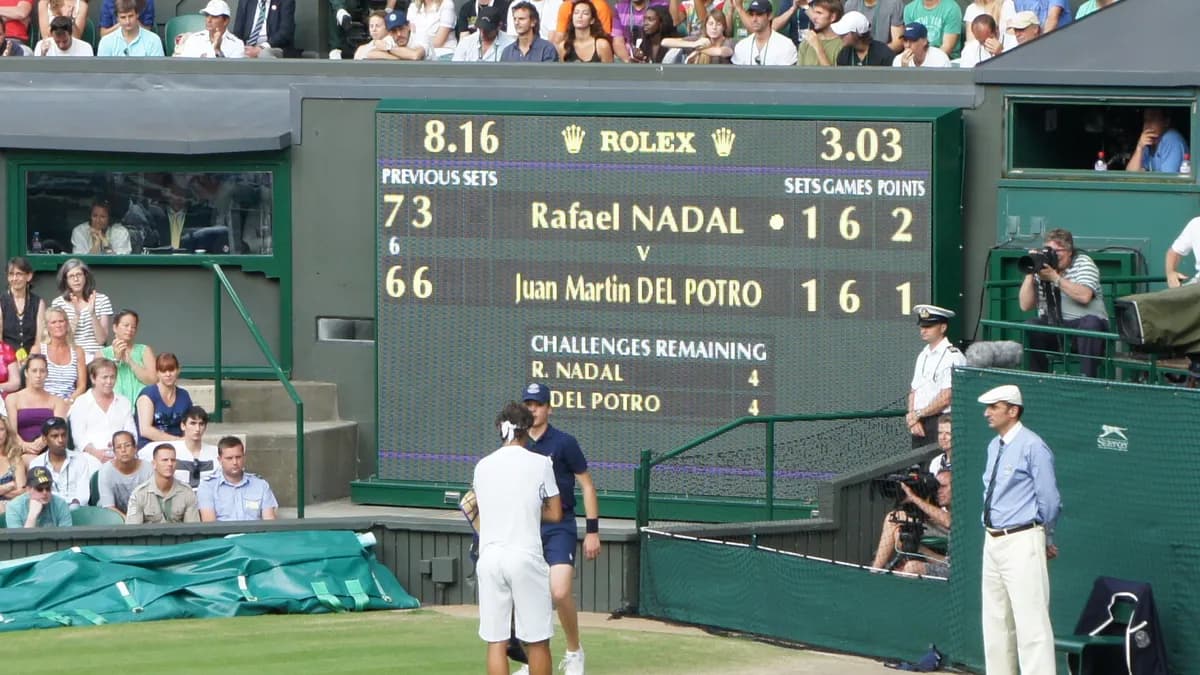 Semafor na centralnom terenu Wimbledona