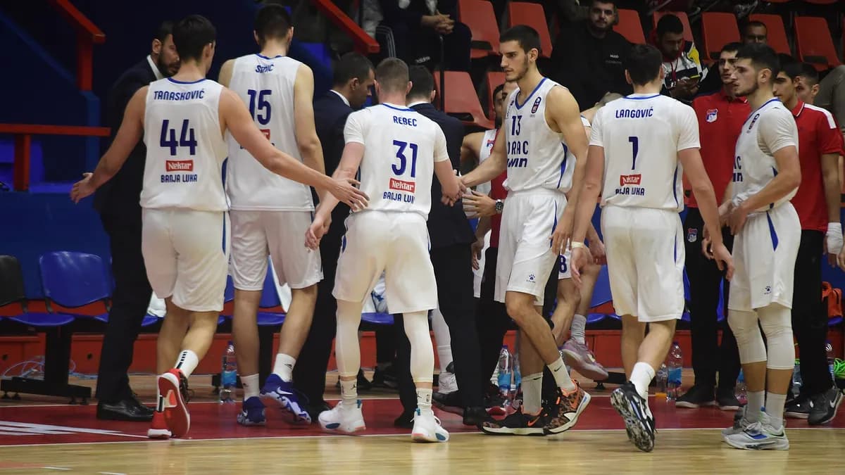 Košarkaši Borca i Bosne na utakmici domaćeg takmičenja