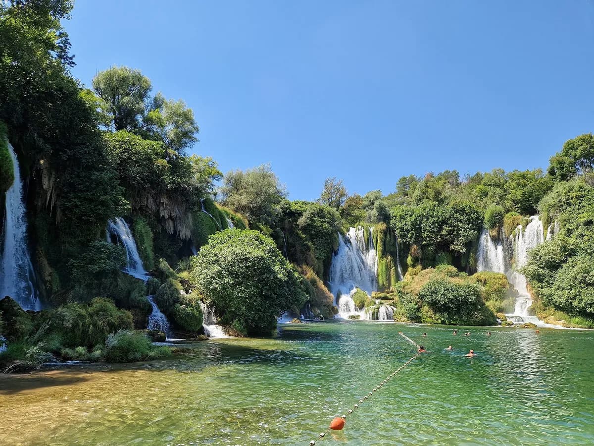 Vodopad Kravica na rijeci Trebižat