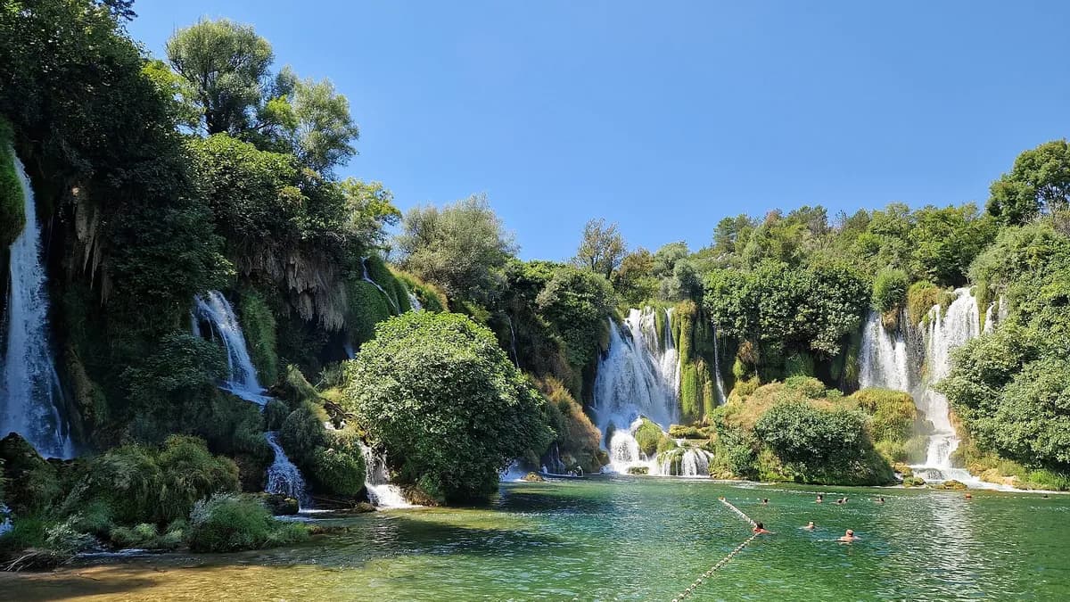 Vodopad Kravica na rijeci Trebižat