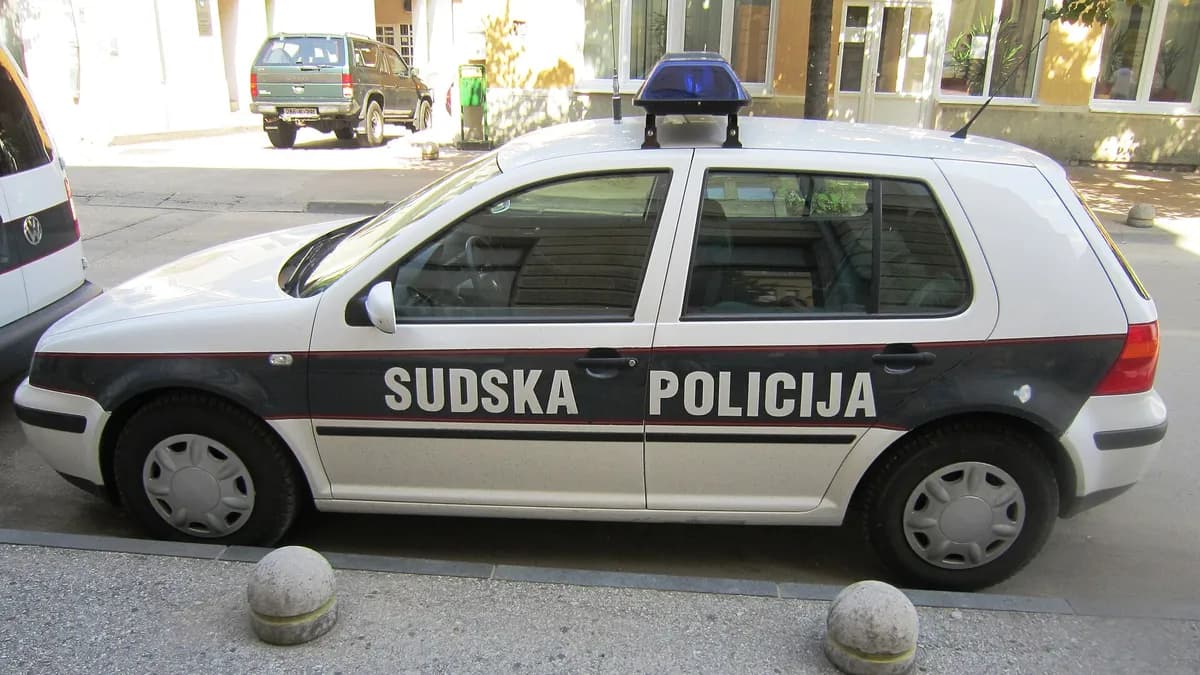 Policijsko vozilo u Bosni i Hercegovini (ilustracija).