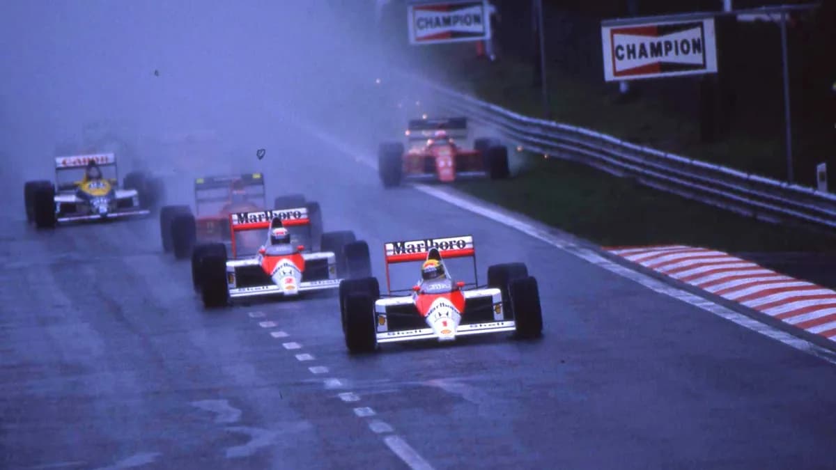 Start Velike nagrade Belgije u Formuli 1 1989. godine