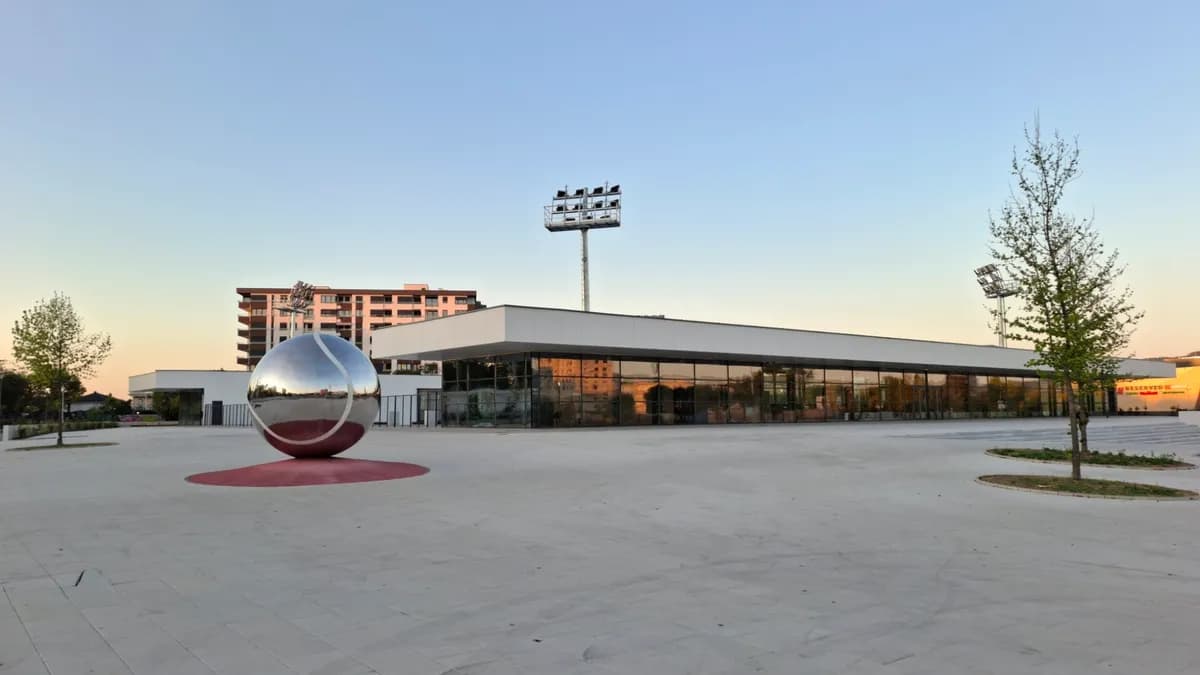 Arena Banja Luka, izgrađena kao centralni teren turnira Srpska Open 2023.