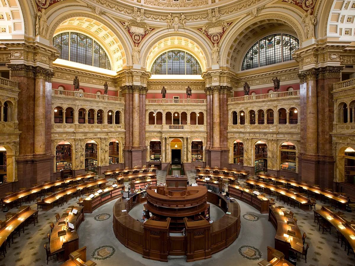 Glavna čitaonica Kongresne biblioteke u Washingtonu
