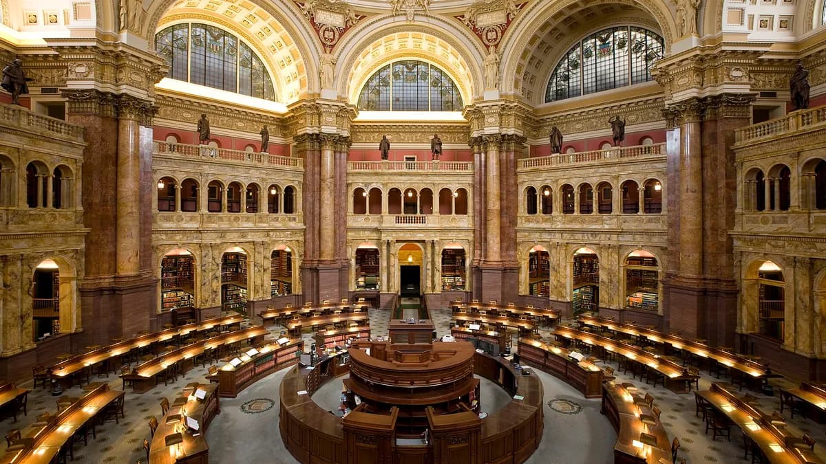 Glavna čitaonica Kongresne biblioteke u Washingtonu