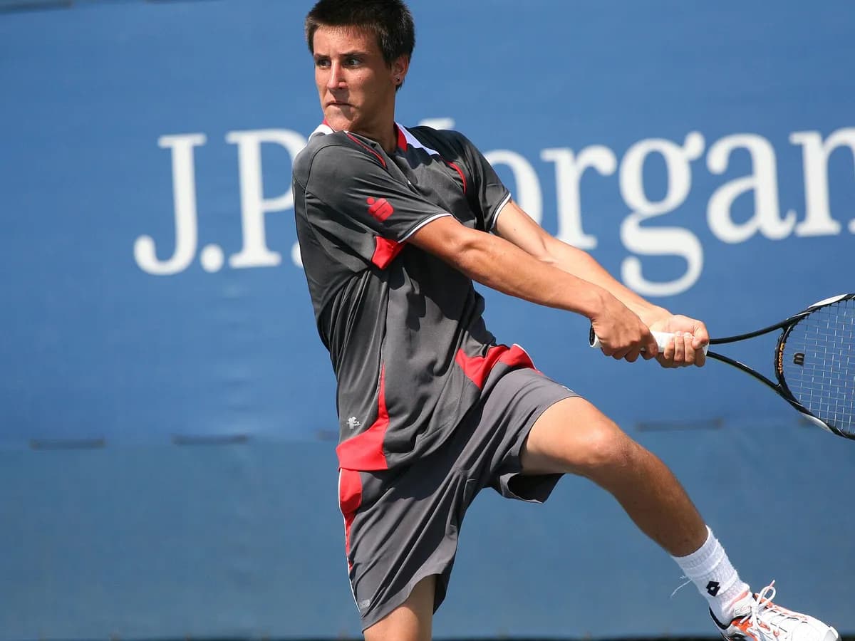 Damir Džumhur kao junior na US Openu 2010. godine