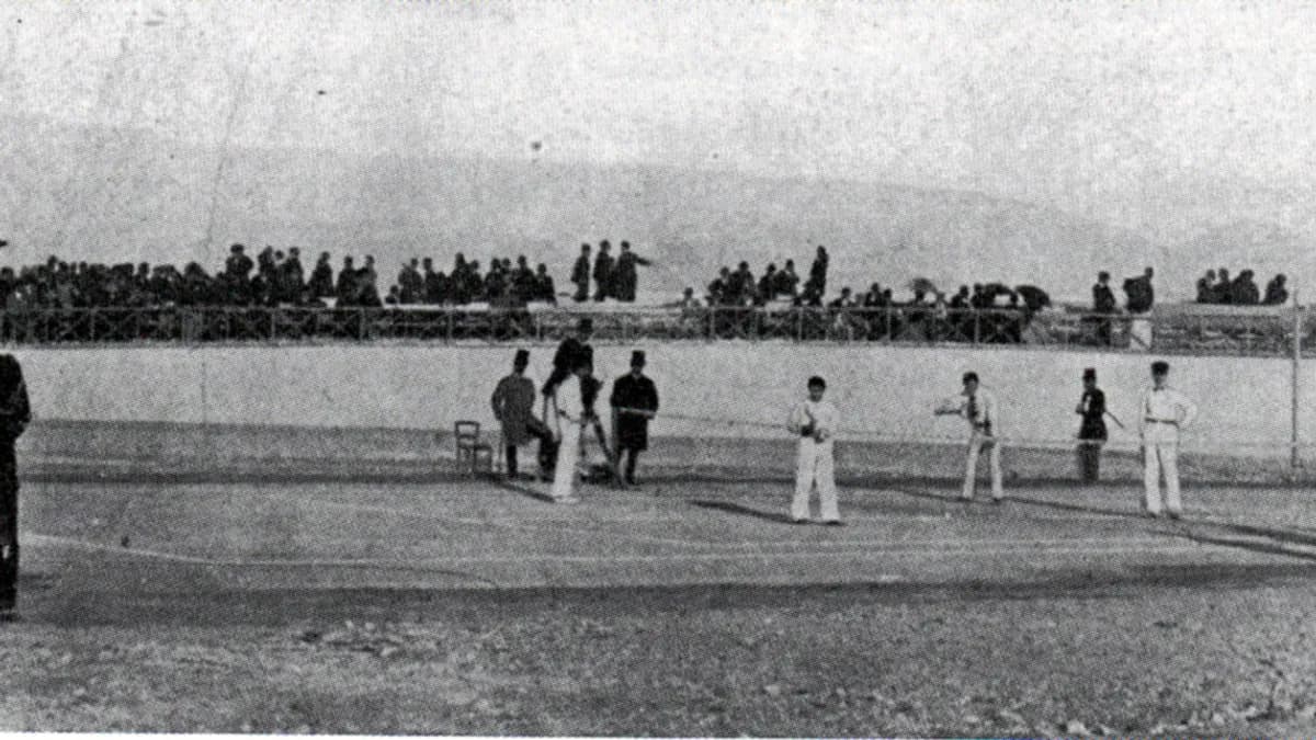 Finale muškog dubla na prvim modernim Olimpijskim igrama u Atini 1896. godine