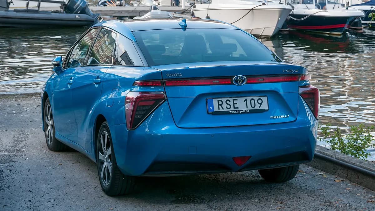 Automobil na vodik Toyota Mirai u Stockholmu