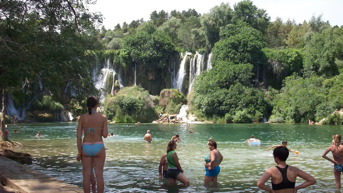 Vodopad Kravica na rijeci Trebižat