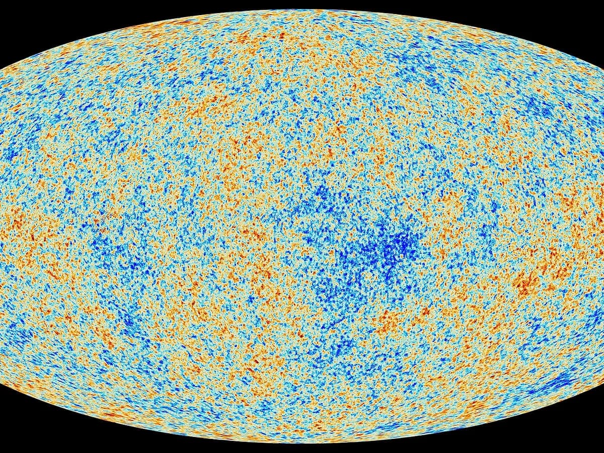 Mapa kosmičkog mikrotalasnog pozadinskog zračenja koju je snimio satelit Planck