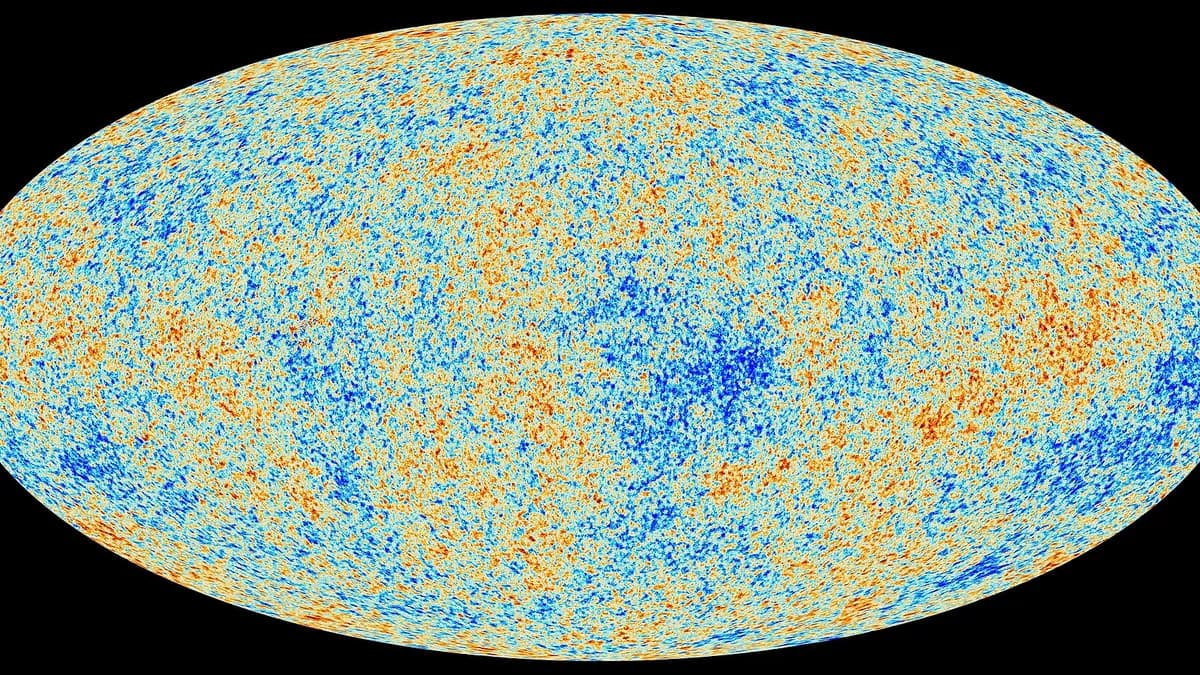 Mapa kosmičkog mikrotalasnog pozadinskog zračenja koju je snimio satelit Planck