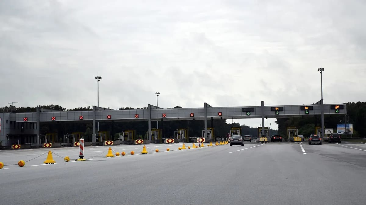 Naplatna postaja Lipovac na hrvatskoj autocesti A3