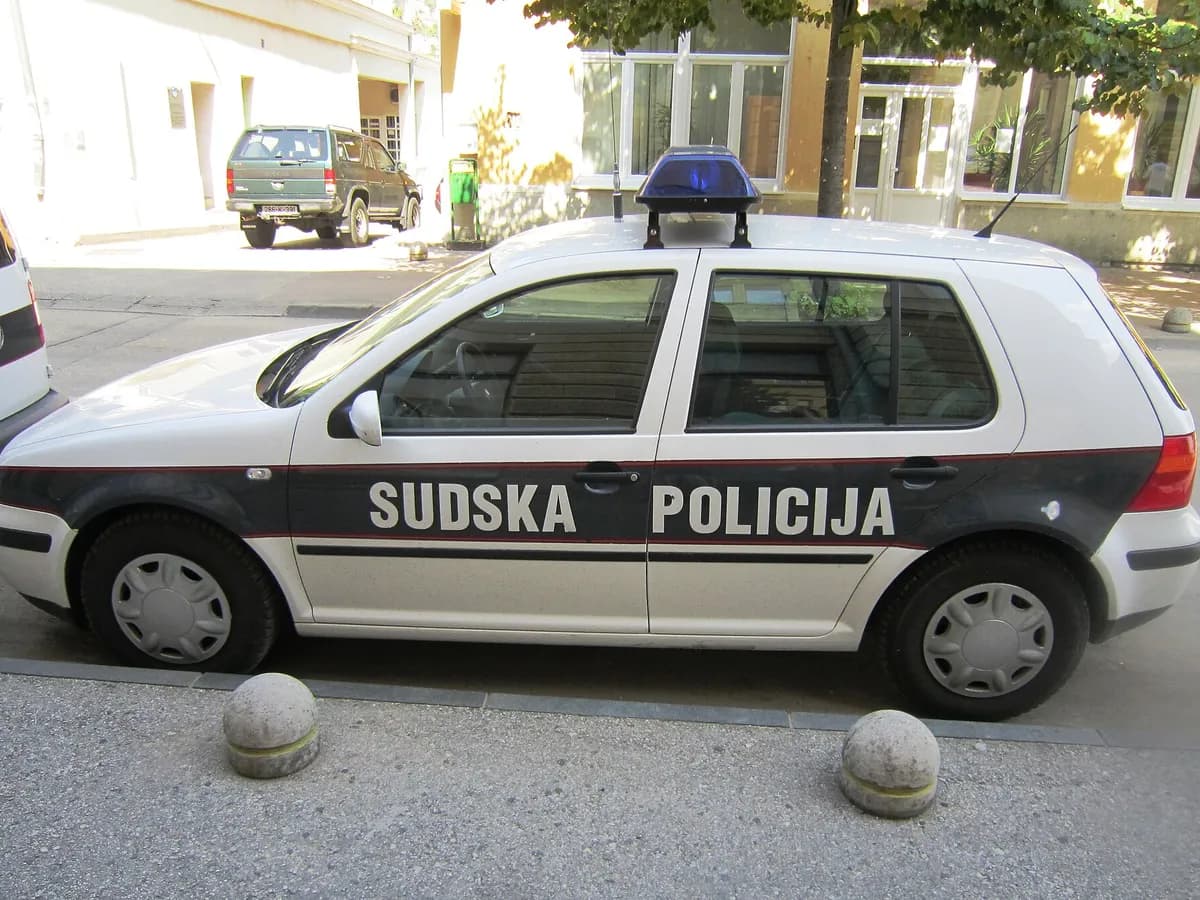 Policijsko vozilo u Bosni i Hercegovini (ilustracija).