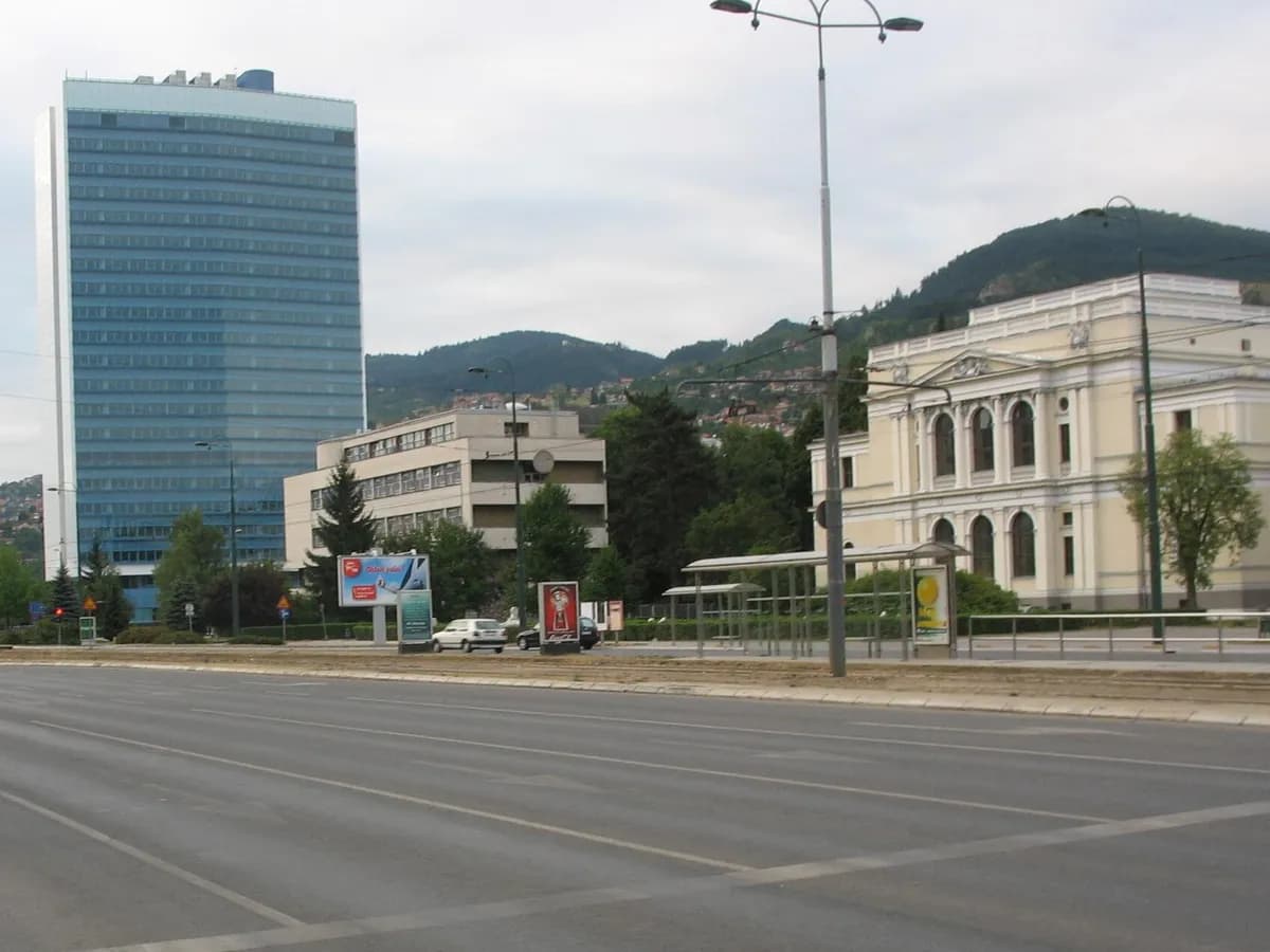 Zgrada Parlamentarne skupštine Bosne i Hercegovine u Sarajevu nakon obnove 2007.