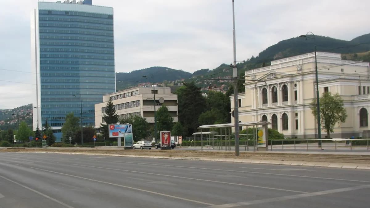 Zgrada Parlamentarne skupštine Bosne i Hercegovine u Sarajevu nakon obnove 2007.