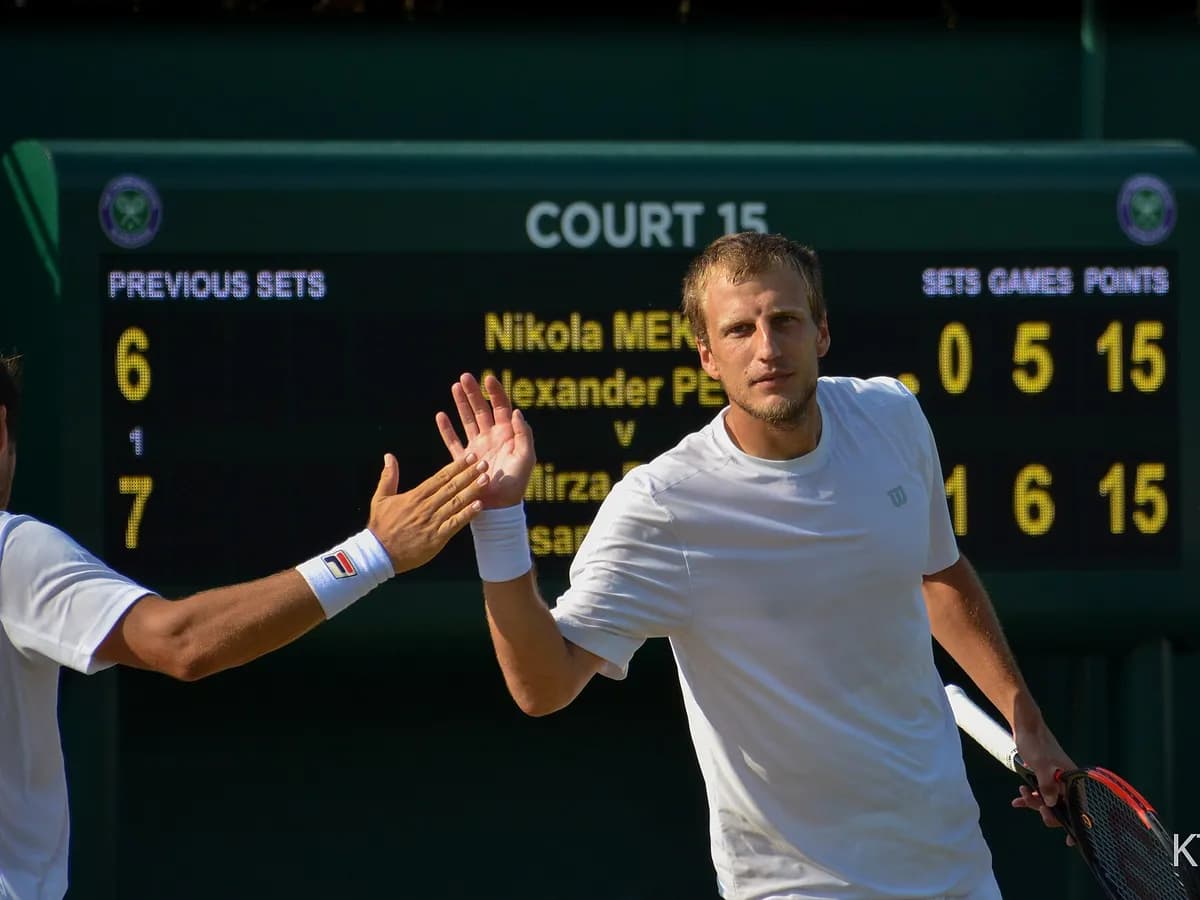 Mirza Bašić i Dušan Lajović na Wimbledonu 2018. godine