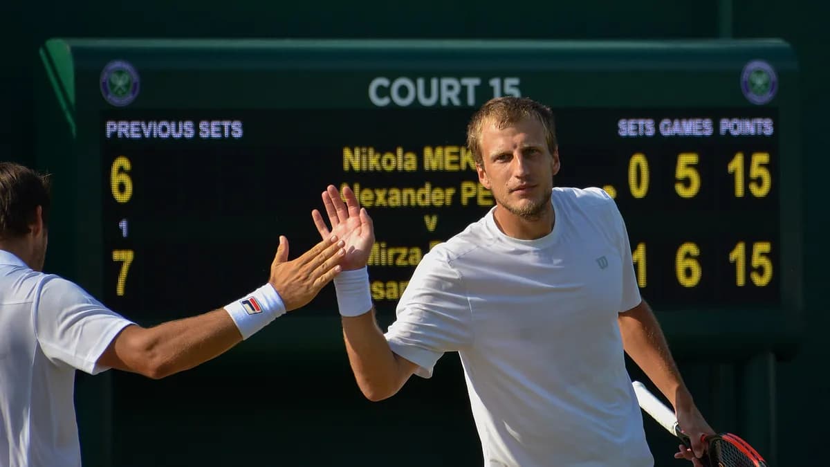 Mirza Bašić i Dušan Lajović na Wimbledonu 2018. godine