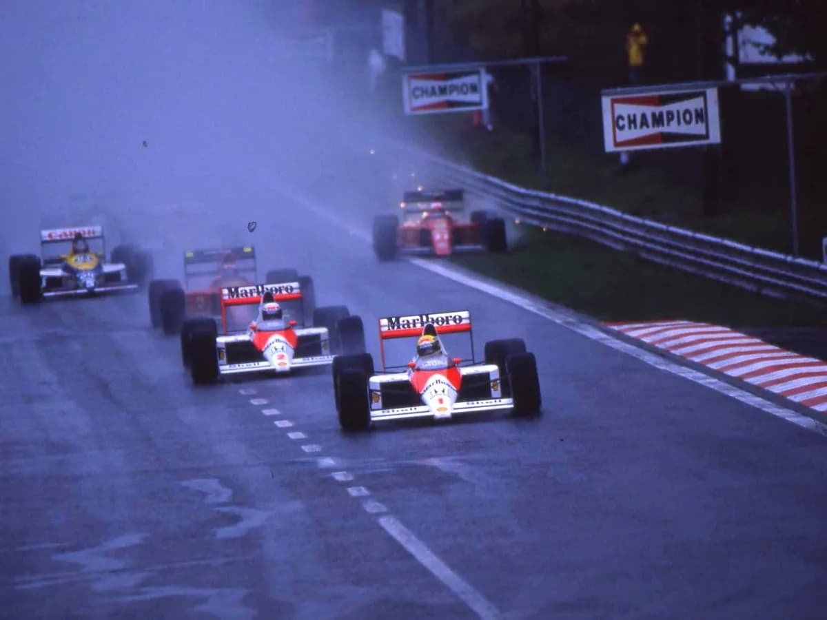 Start Velike nagrade Belgije u Formuli 1 1989. godine