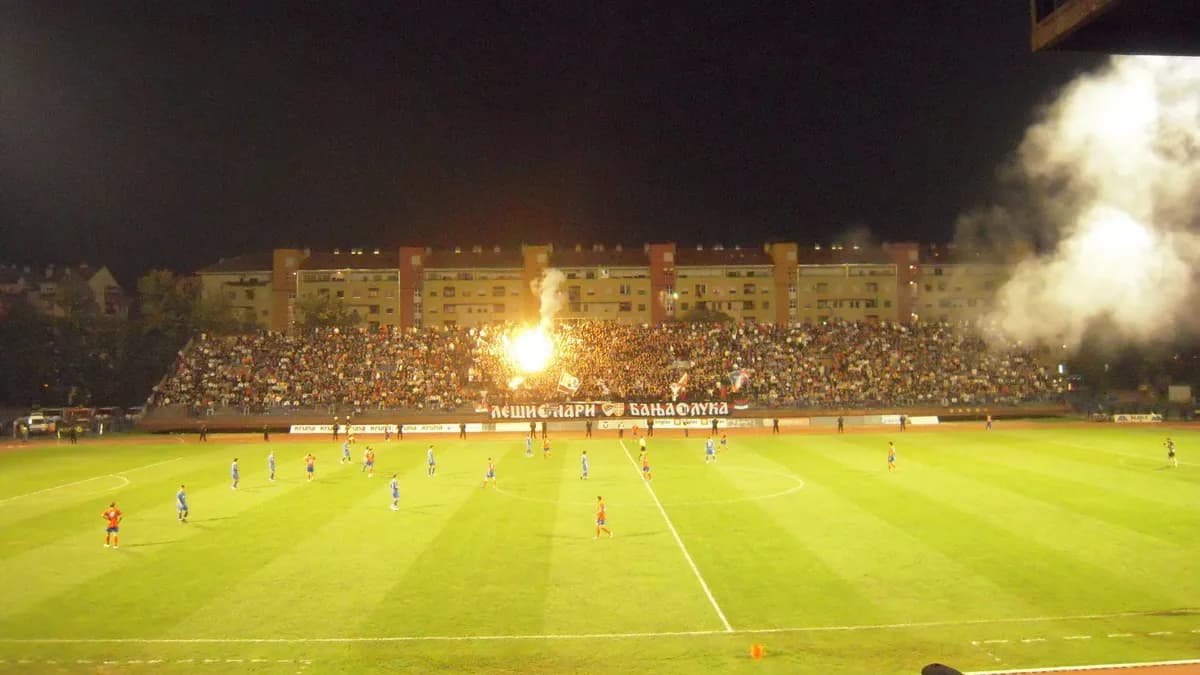 Utakmica Borac – Željezničar u Banjoj Luci 2009. godine